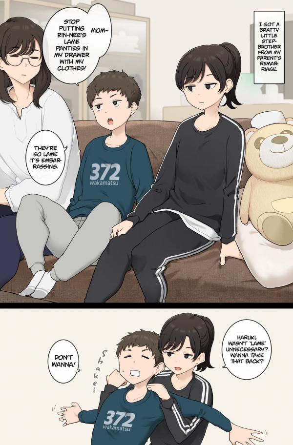 Older Step-sister Teaches Her Cheeky Little Step-brother a Lesson Older Step-sister Teaches Her Cheeky Little Step-brother a Lesson